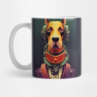 Vintage doberman portrait Mug